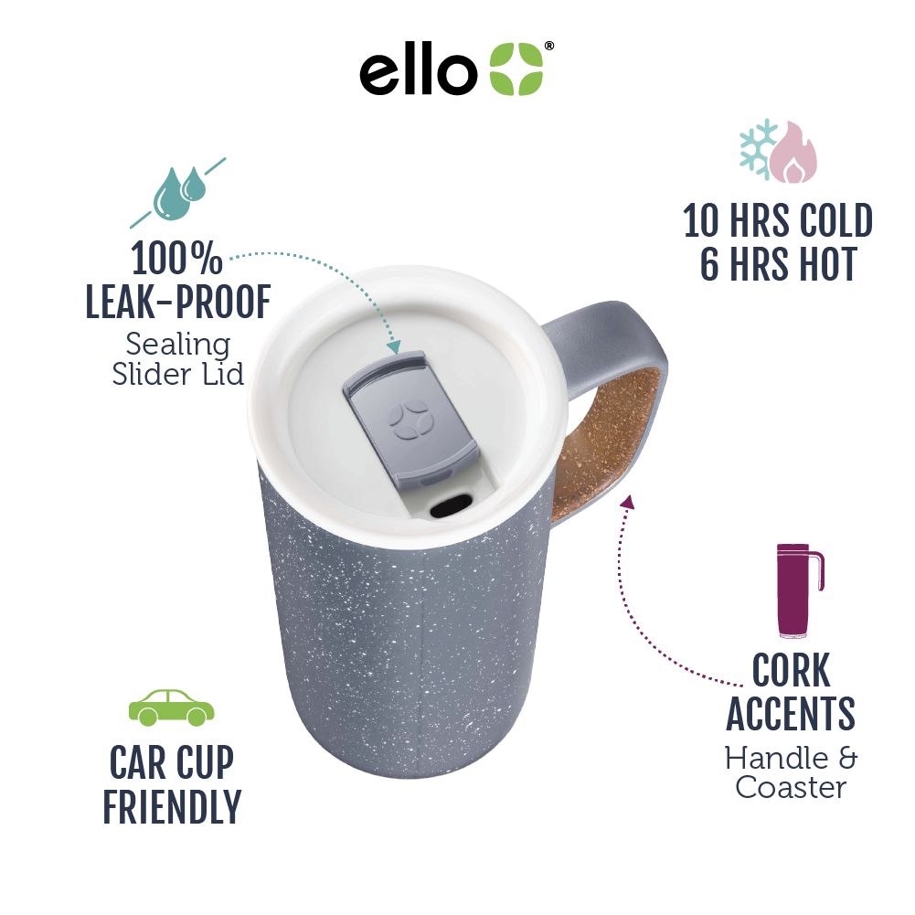 Ello Campy 18oz Vacuum Insulated Stainless Travel Mug | RY7638405