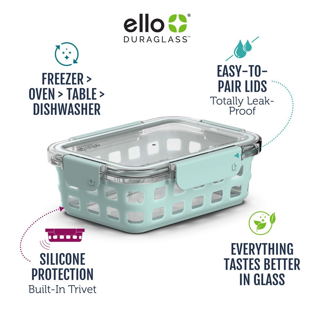 Ello Duraglass Meal Prep Containers, Set of 5 | RE7286140