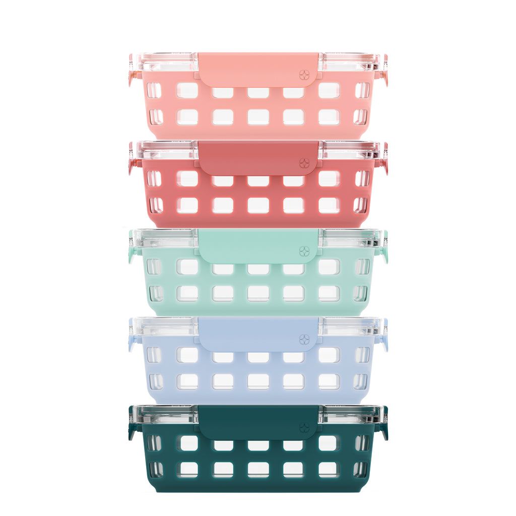 Ello Duraglass Meal Prep Containers, Set of 5 | RE7286140