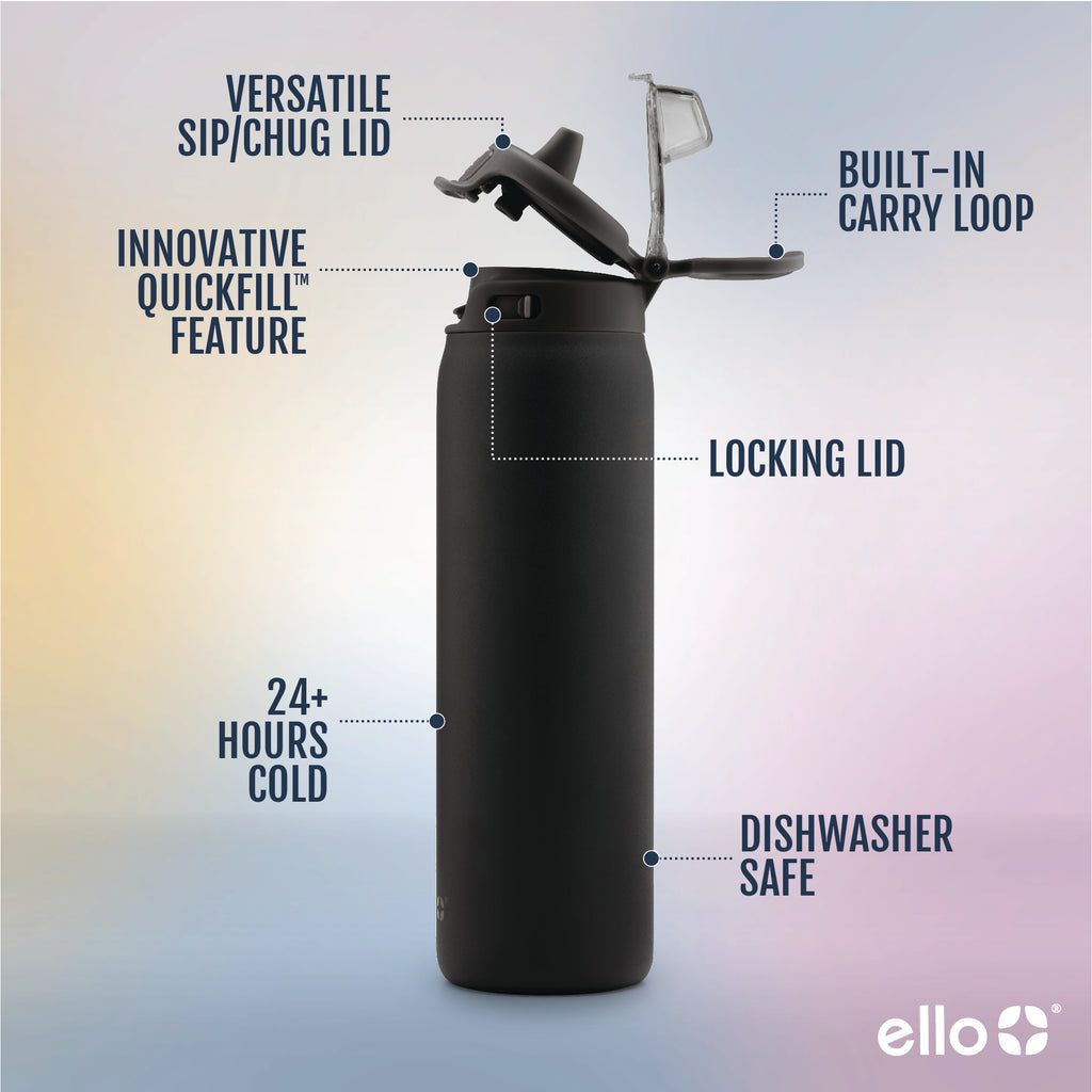 Ello Pop & Fill Stainless Steel Water Bottle | CS0812765