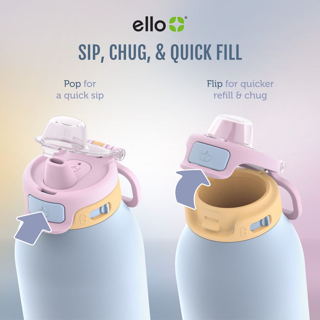 Ello Pop & Fill Stainless Steel Water Bottle | BM7850391