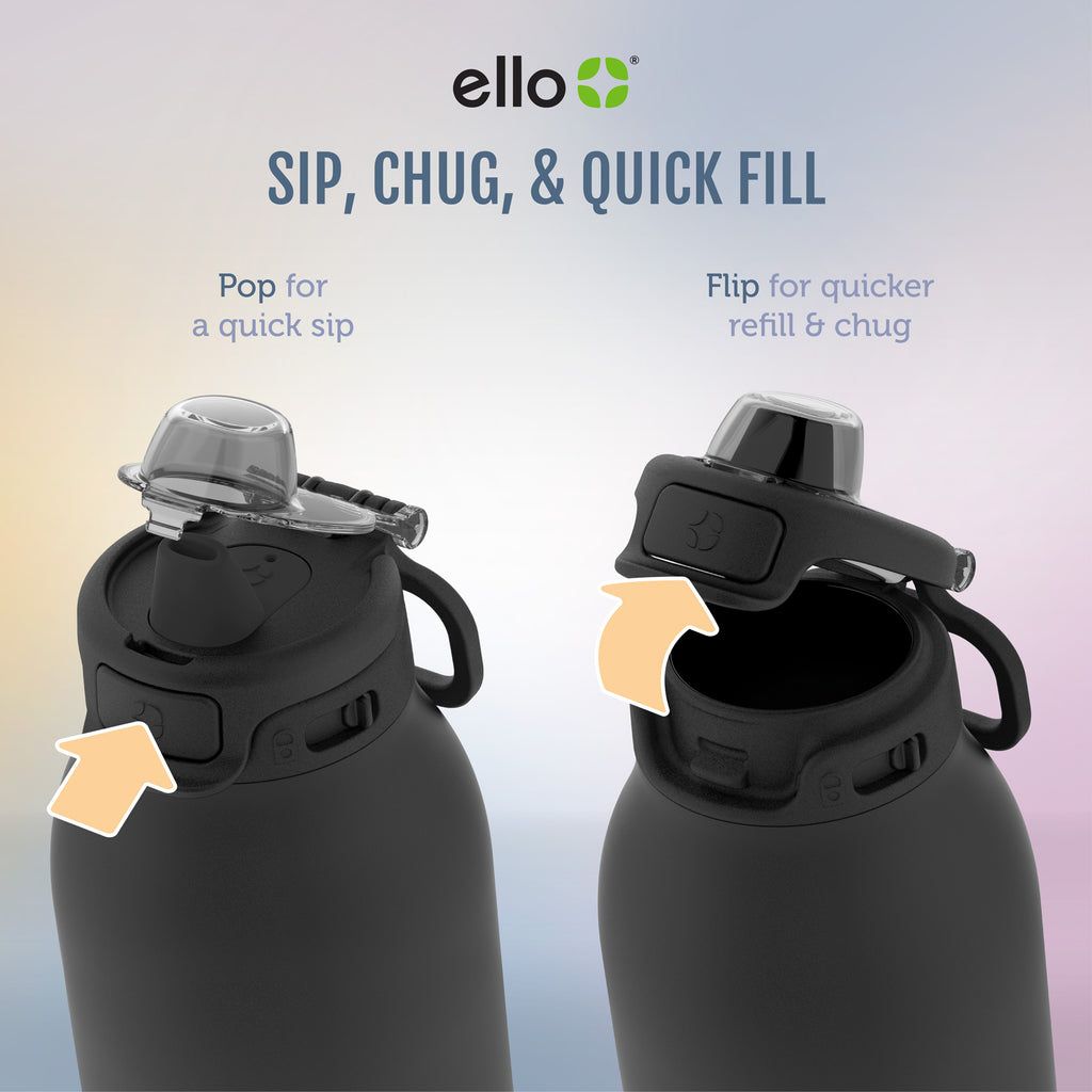 Ello Pop & Fill Stainless Steel Water Bottle | ZC5034287