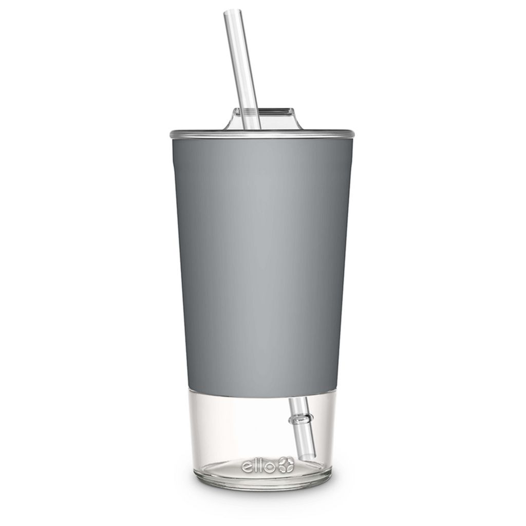 Ello Tidal 20oz Glass Tumbler with Straw | KC9683705